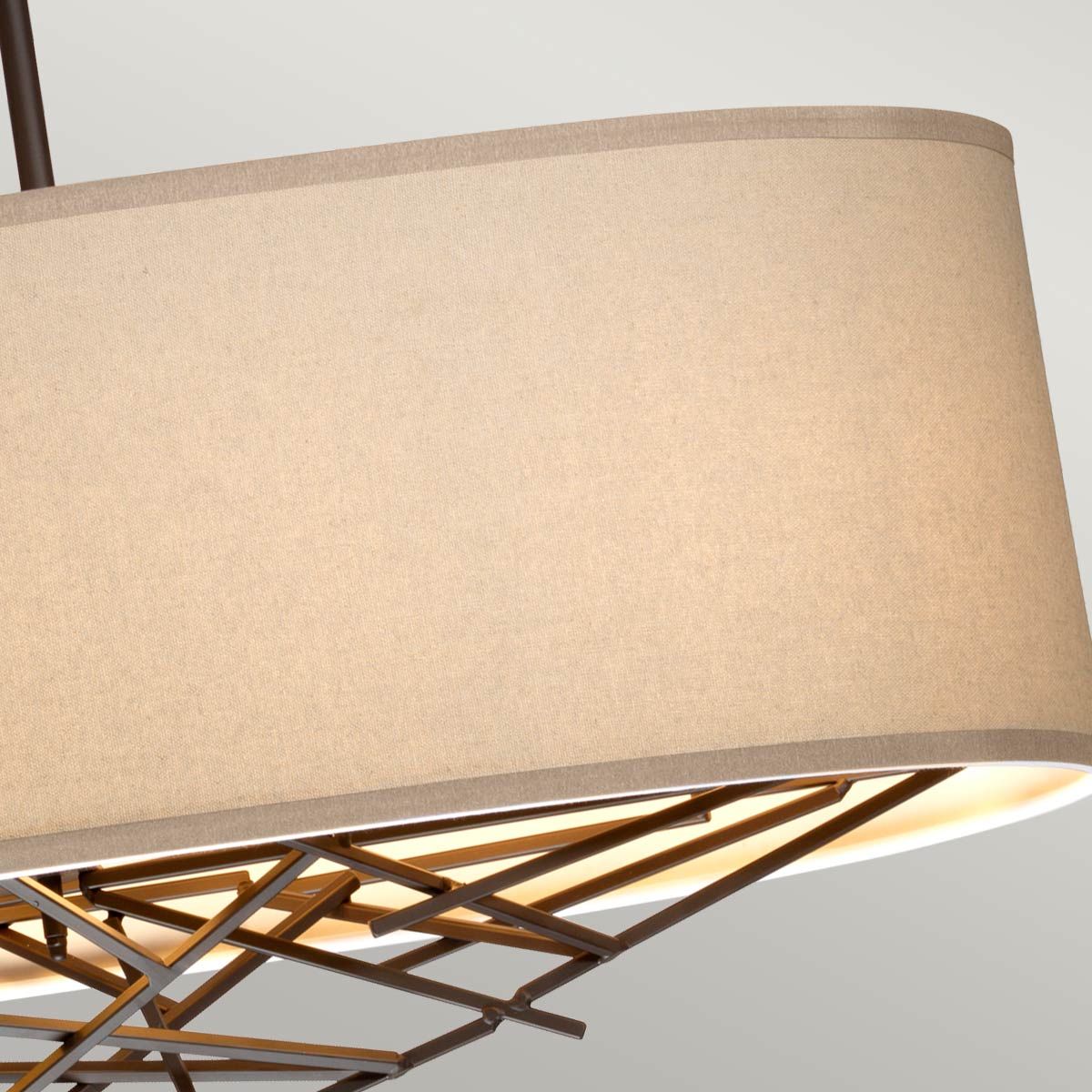 Taiko 5-flammige Insel-Pendelleuchte - Alte Bronze - Elsteadlighting - leuchtengrosshandel24