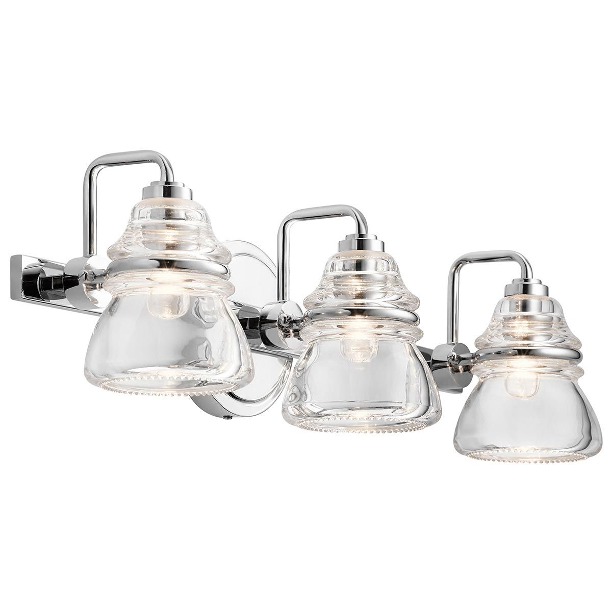 Talland 3-flammige Wandleuchte - Poliertes Chrom - Elsteadlighting - leuchtengrosshandel24