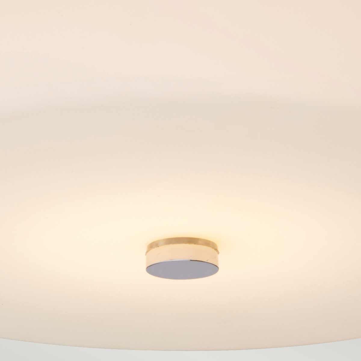 Tamar 1-flammige, mittelgroße Deckenleuchte, poliertes Chrom - Elsteadlighting - leuchtengrosshandel24