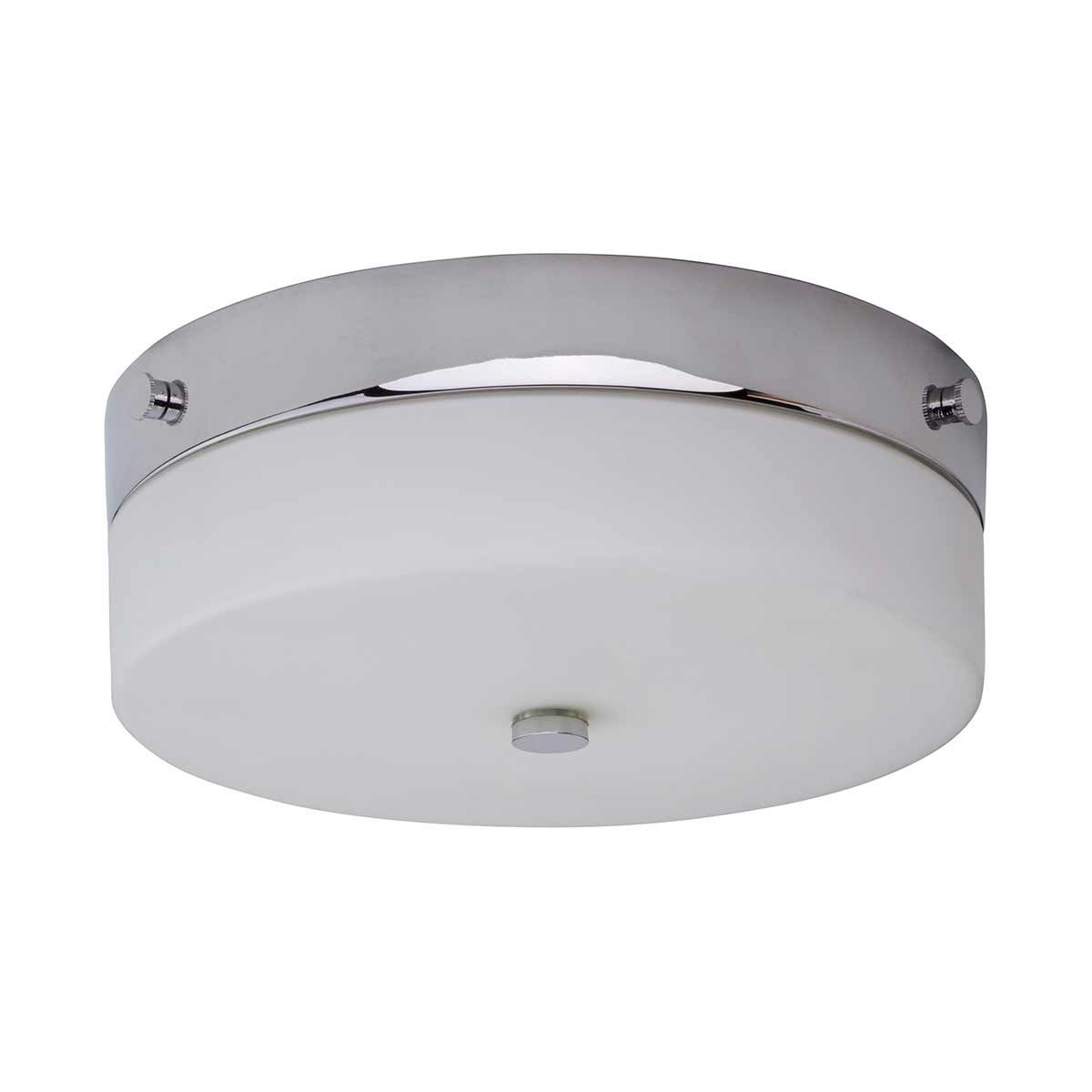 Tamar 1-flammige, mittelgroße Deckenleuchte, poliertes Chrom - Elsteadlighting - leuchtengrosshandel24
