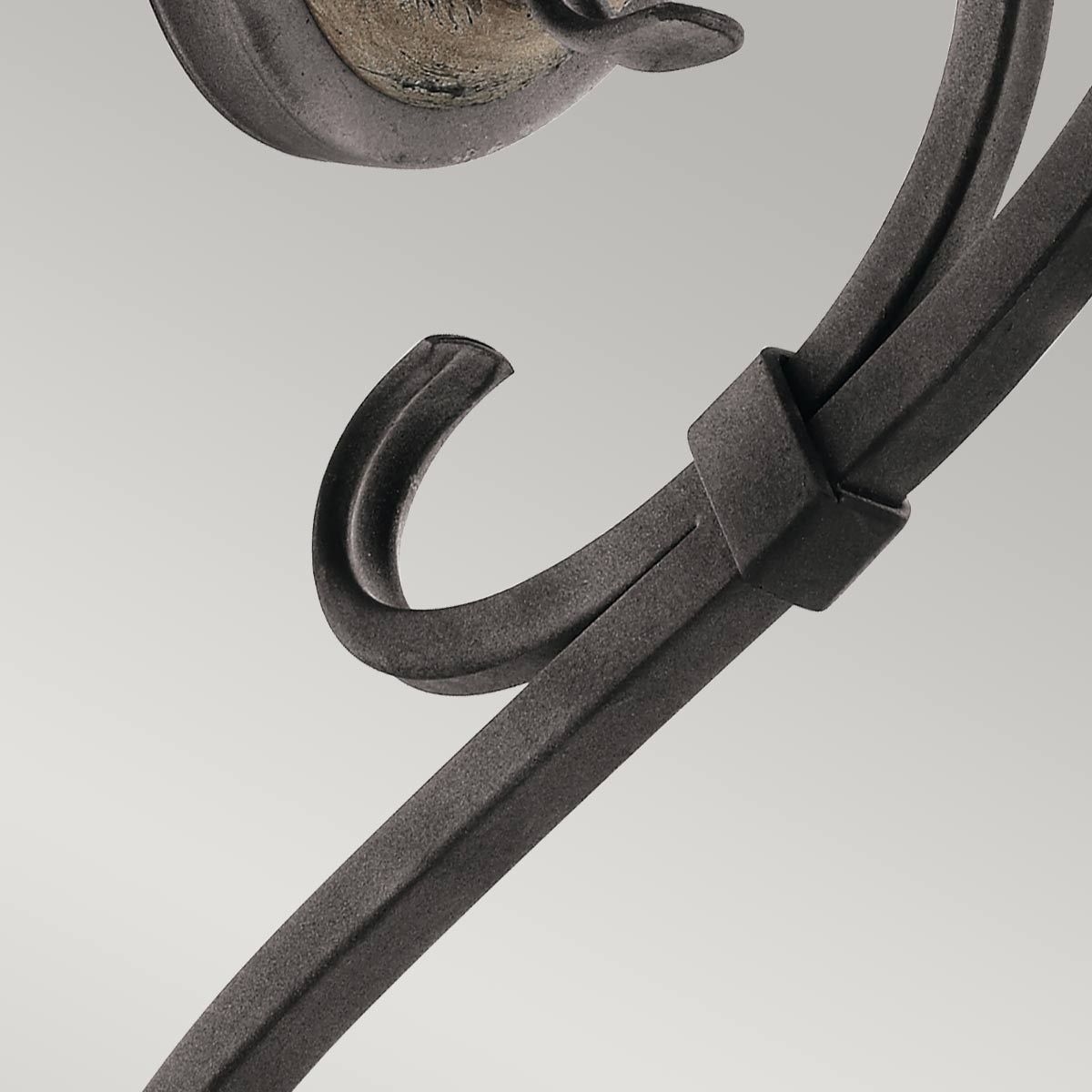 Taulbee 1-flammige Wandleuchte - Verwittertes Zink - Elsteadlighting - leuchtengrosshandel24