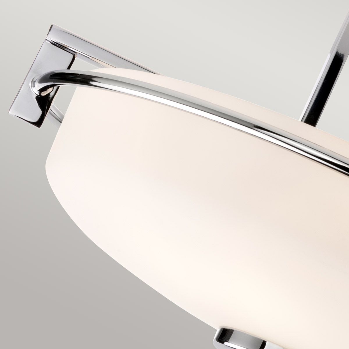 Taylor 3-flammige Deckenleuchte, halbbündig, poliertes Chrom - Elsteadlighting - leuchtengrosshandel24