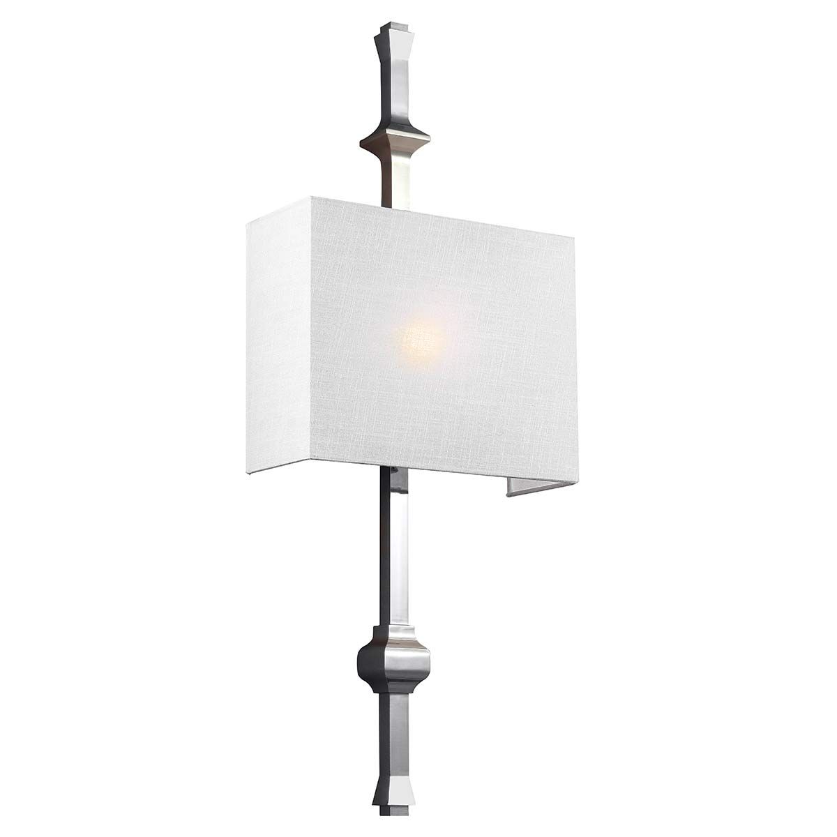 Teva 1-flammige Wandleuchte, poliertes Nickel - Elsteadlighting - leuchtengrosshandel24