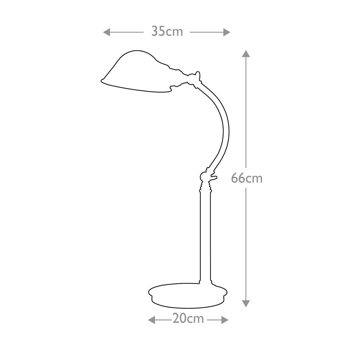 Thompson LED-Tischlampe in gebürstetem Nickel - Elsteadlighting - leuchtengrosshandel24