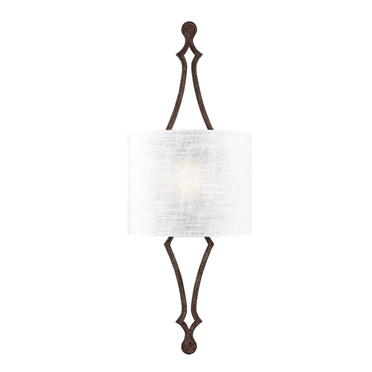 Tilling 1-flammige Wandleuchte - Verwittertes Eisen - Elsteadlighting - leuchtengrosshandel24