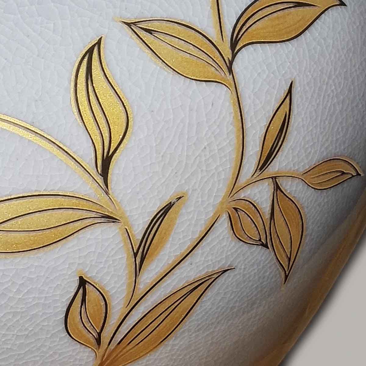 Tischlampe Leaves Brown Gold mit 1 Licht - Braun und Gold - Elsteadlighting - leuchtengrosshandel24