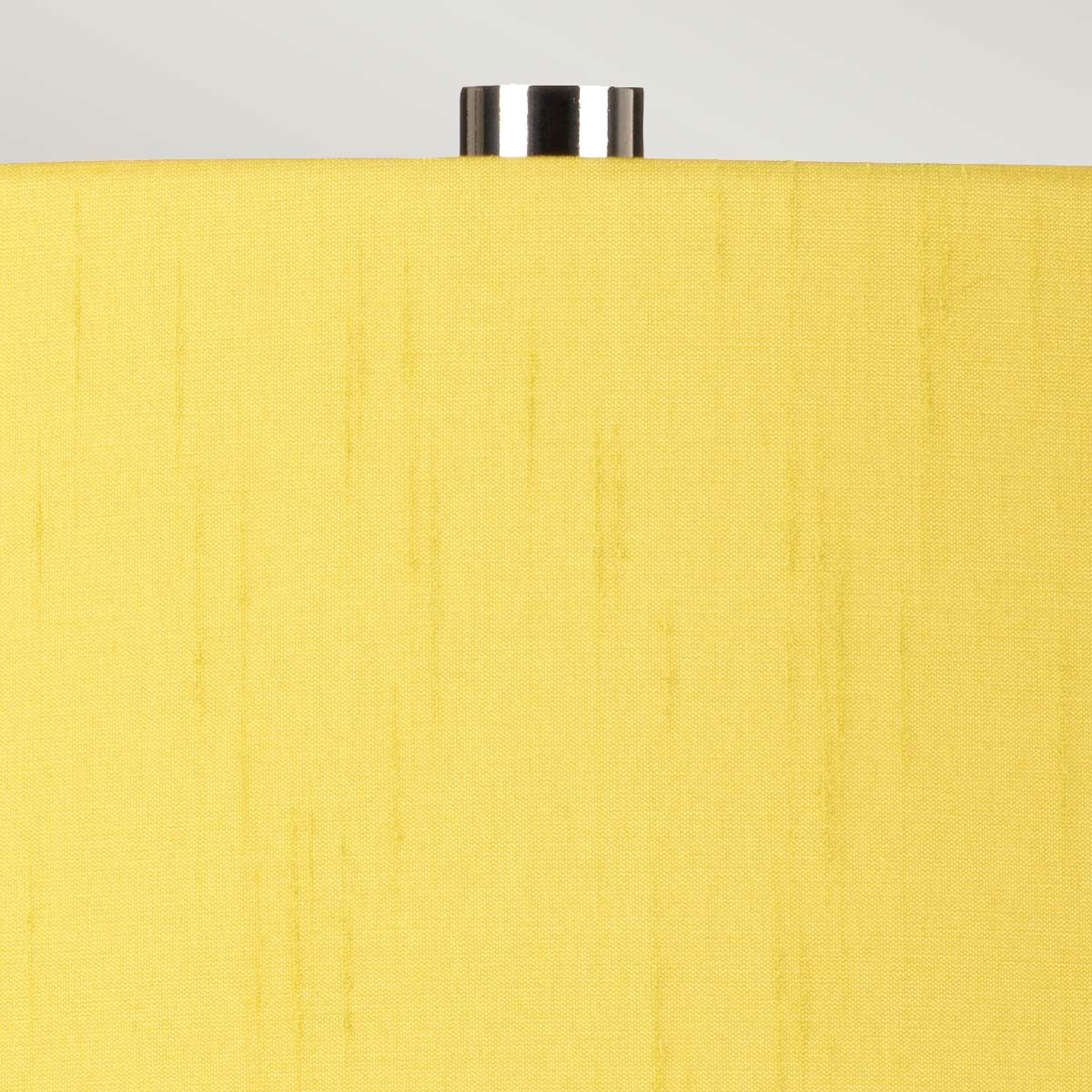 Tischleuchte Isla 1 Light, Nickel poliert, Weiß, Gelb mit Schirm in Seladine-Gelb - Elsteadlighting - leuchtengrosshandel24