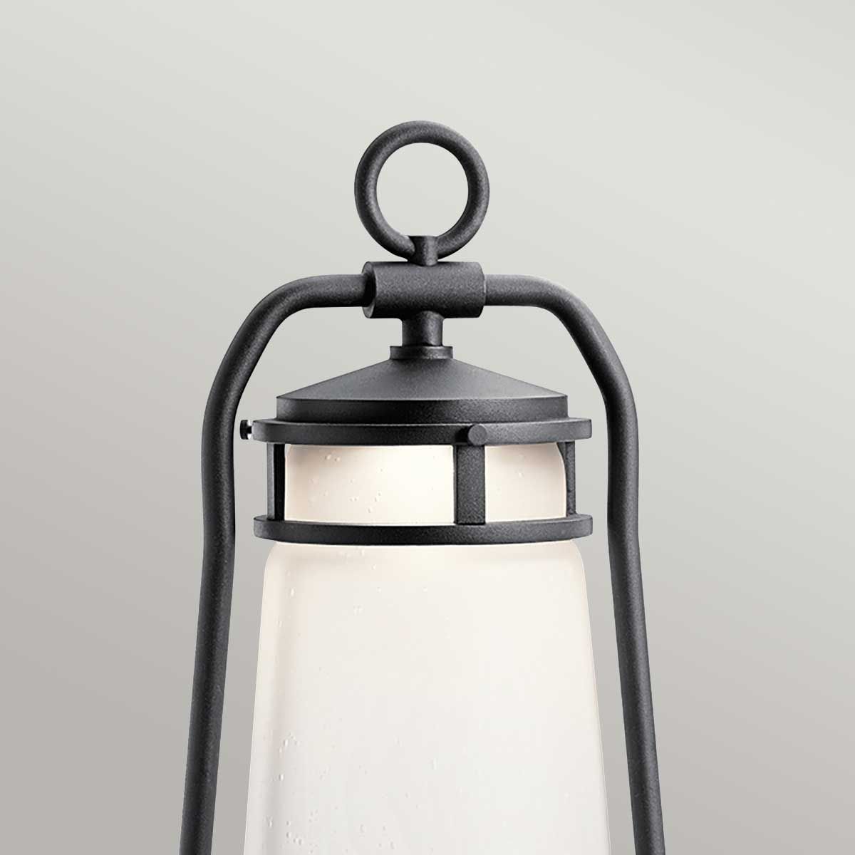 Tragbarer Bluetooth - Lautsprecher mit Laterne von Lyndon – UK - Stecker – Strukturiertes Schwarz - Elsteadlighting - KL - LYNDON - BT - A - BK