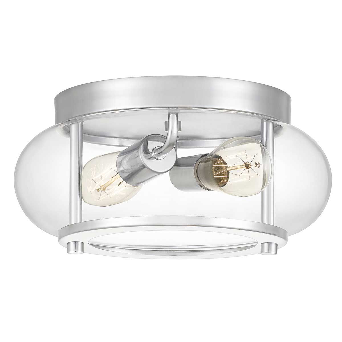 Trilogy 2-flammige Deckenleuchte - Chrom poliert - Elsteadlighting - leuchtengrosshandel24