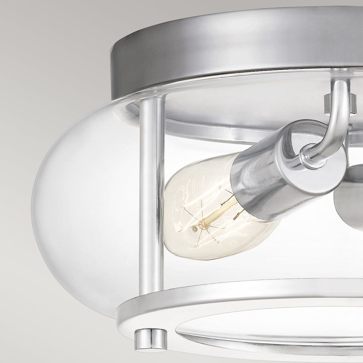 Trilogy 2-flammige Deckenleuchte - Chrom poliert - Elsteadlighting - leuchtengrosshandel24