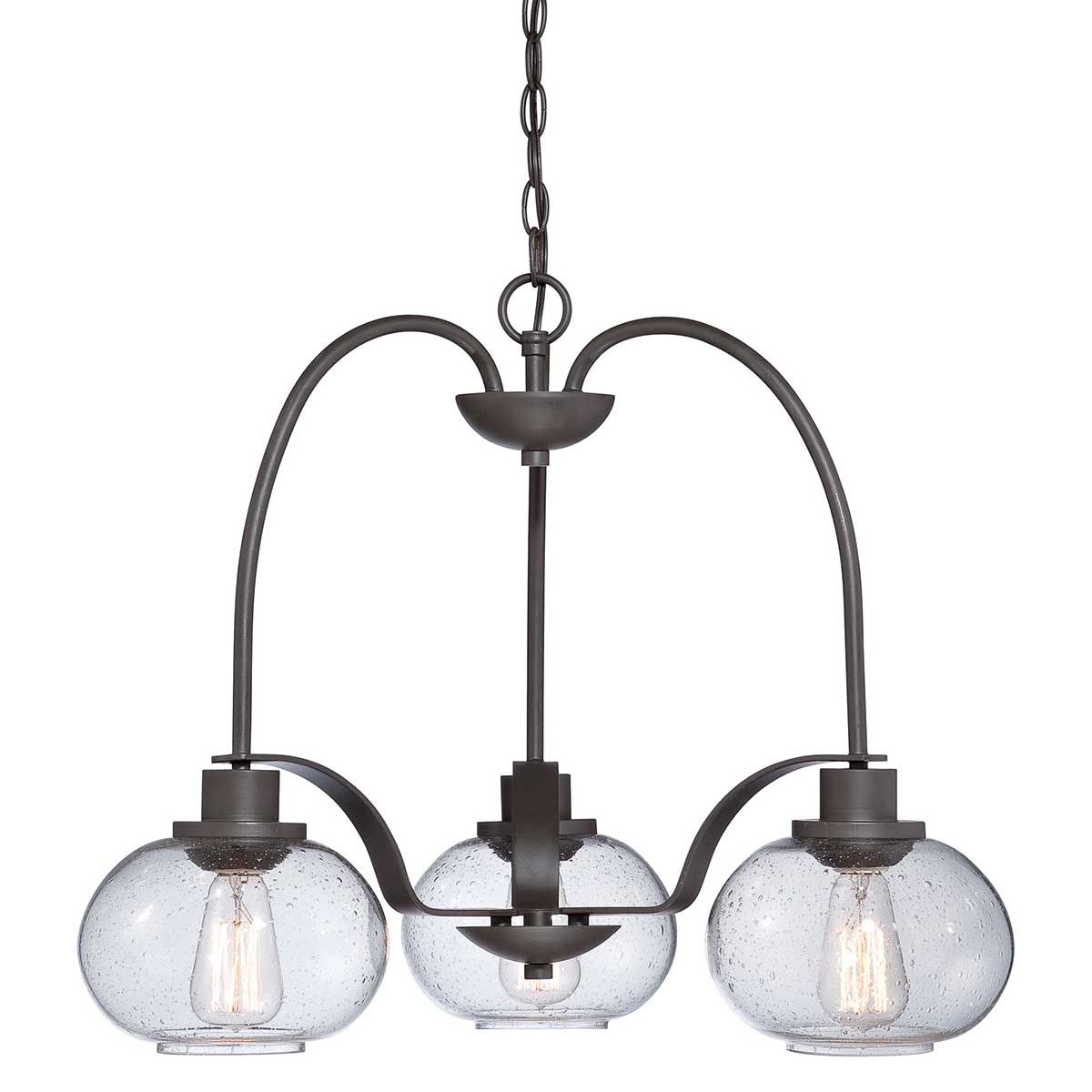 Trilogy 3-flammiger Kronleuchter - Altbronze - Elsteadlighting - leuchtengrosshandel24