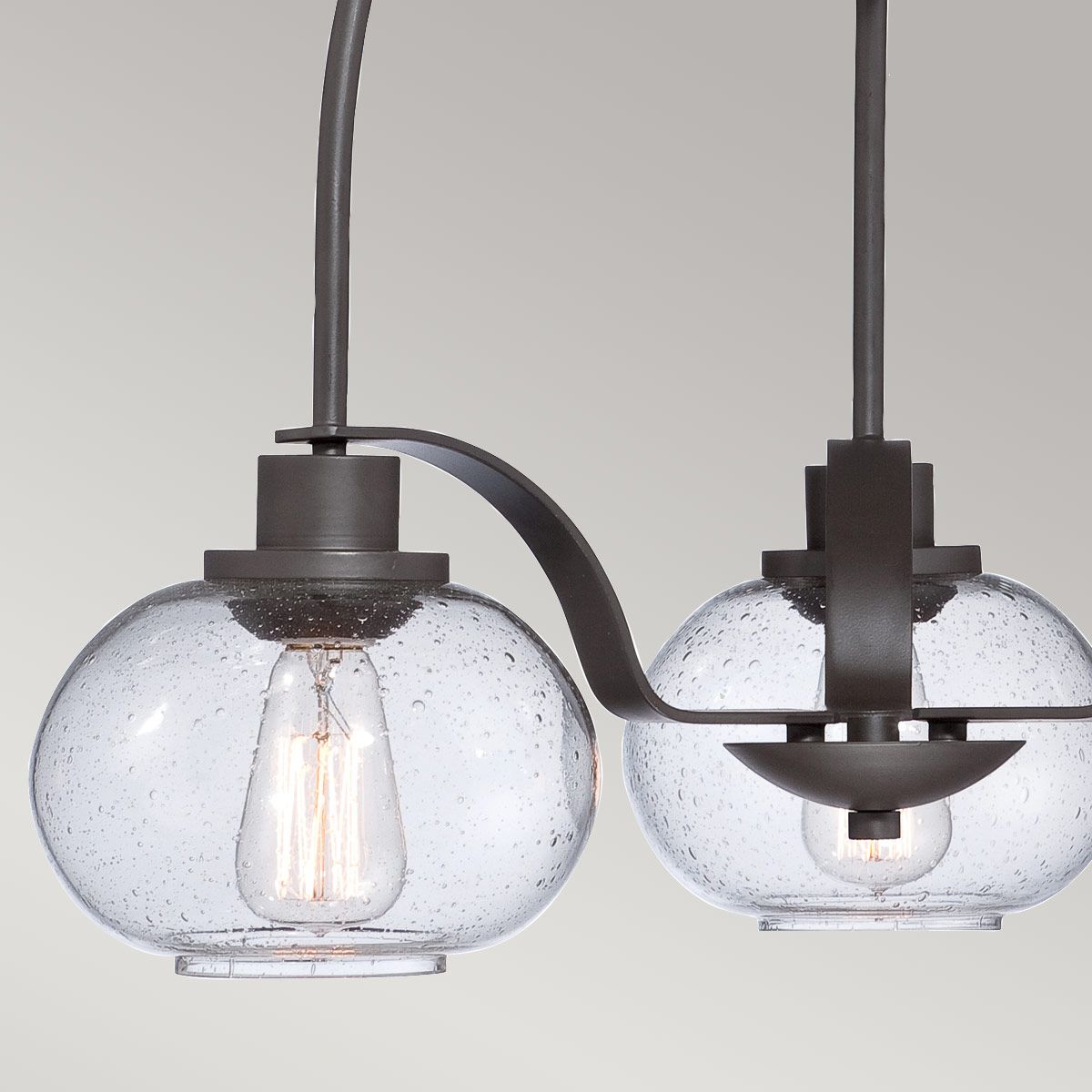 Trilogy 3-flammiger Kronleuchter - Altbronze - Elsteadlighting - leuchtengrosshandel24