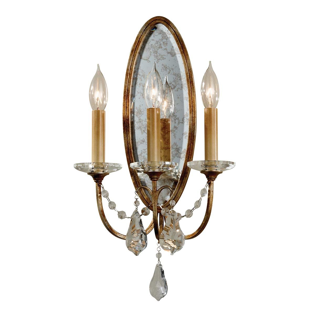 Valentina 3 - flammige Wandleuchte - Oxidierte Bronze - Elsteadlighting - FE - VALENTINA - W3