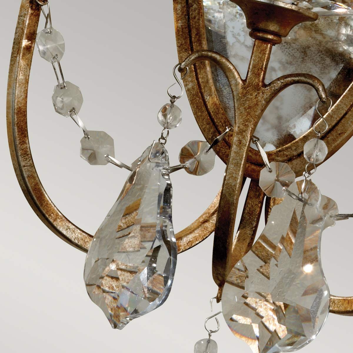 Valentina 3 - flammige Wandleuchte - Oxidierte Bronze - Elsteadlighting - FE - VALENTINA - W3