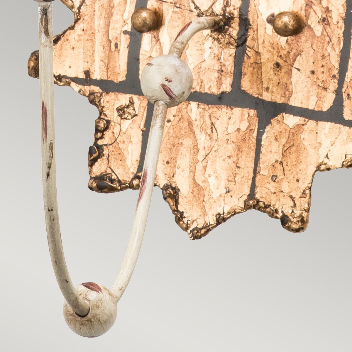 Venezianische 1 - flammige Wandleuchte - Beige Patina & Gold - Elsteadlighting - FB - VENETIAN - W1