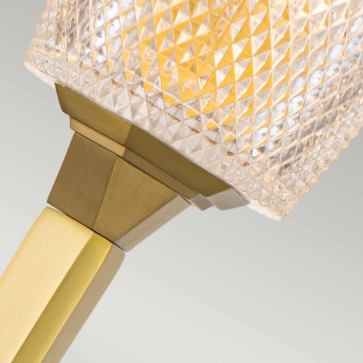 Verity 1 - flammige Wandleuchte - Gebürstetes Messing - Elsteadlighting - BATH - VERITY - BB