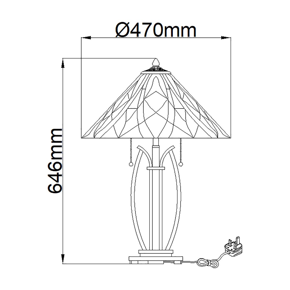 Victory 2 - flammige Tischlampe - Valiant Bronze - Elsteadlighting - QZ - VICTORY - TL