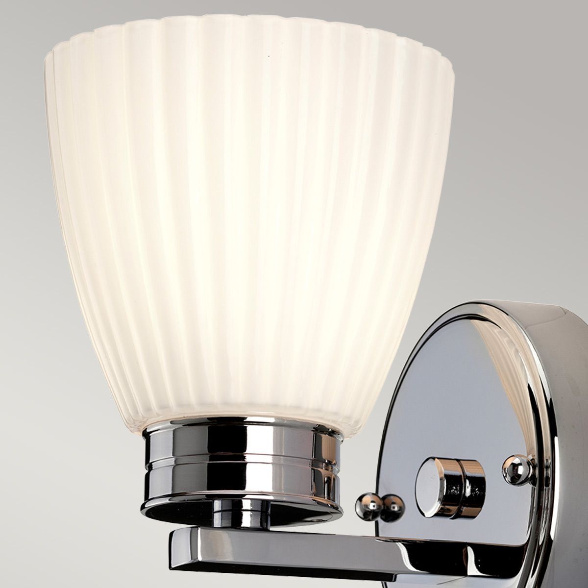 Wallingford 1 - flammige Wandleuchte - Poliertes Chrom - Elsteadlighting - BATH - WL1