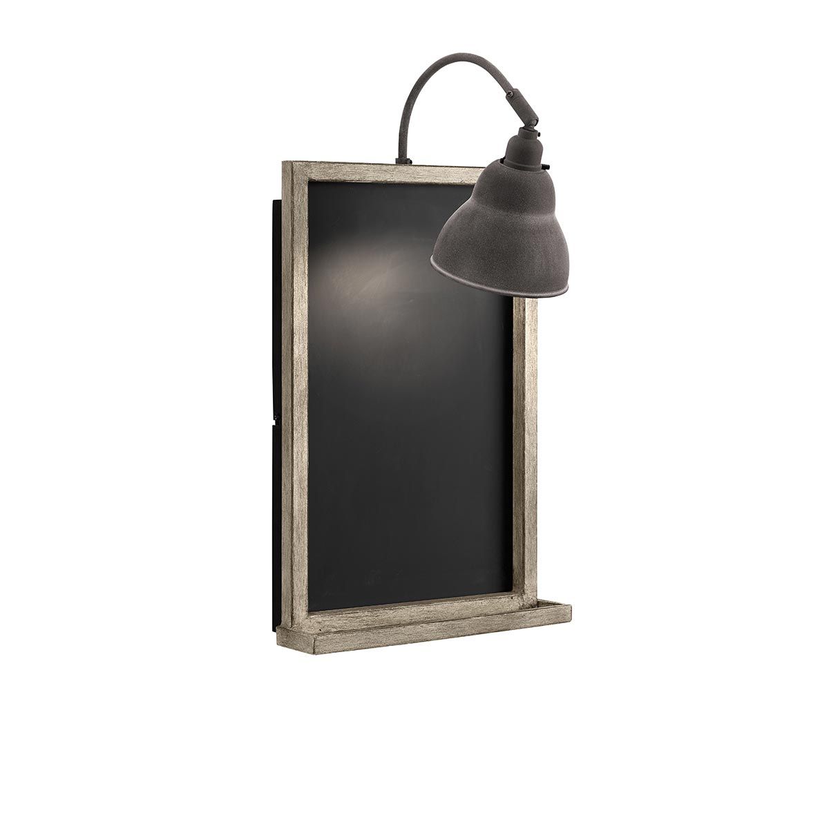 Wandleuchte Chalkboard 1-flammig - Verwittertes Zink - Elsteadlighting - leuchtengrosshandel24
