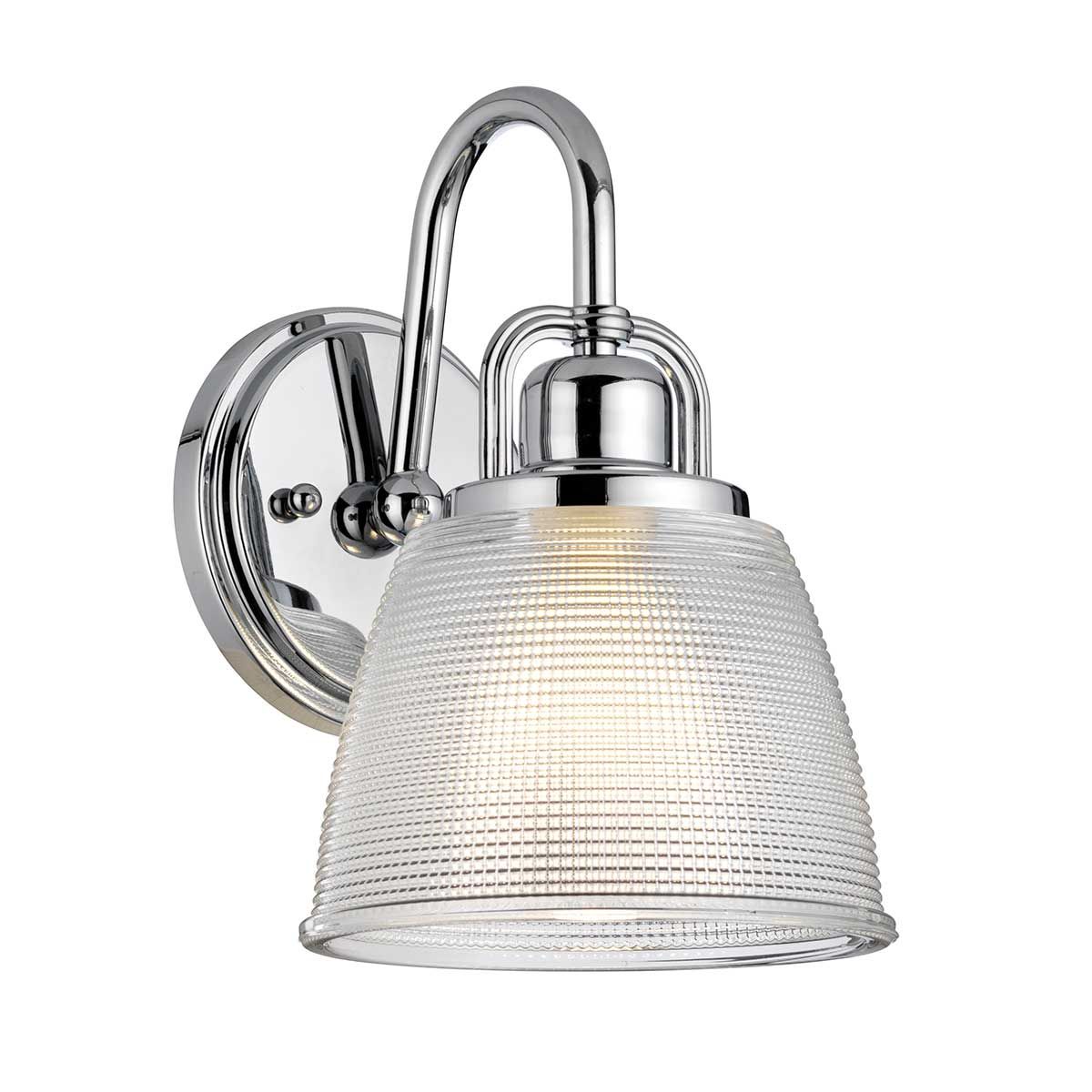 Wandleuchte Dublin 1-flammig - Chrom poliert - Elsteadlighting - leuchtengrosshandel24