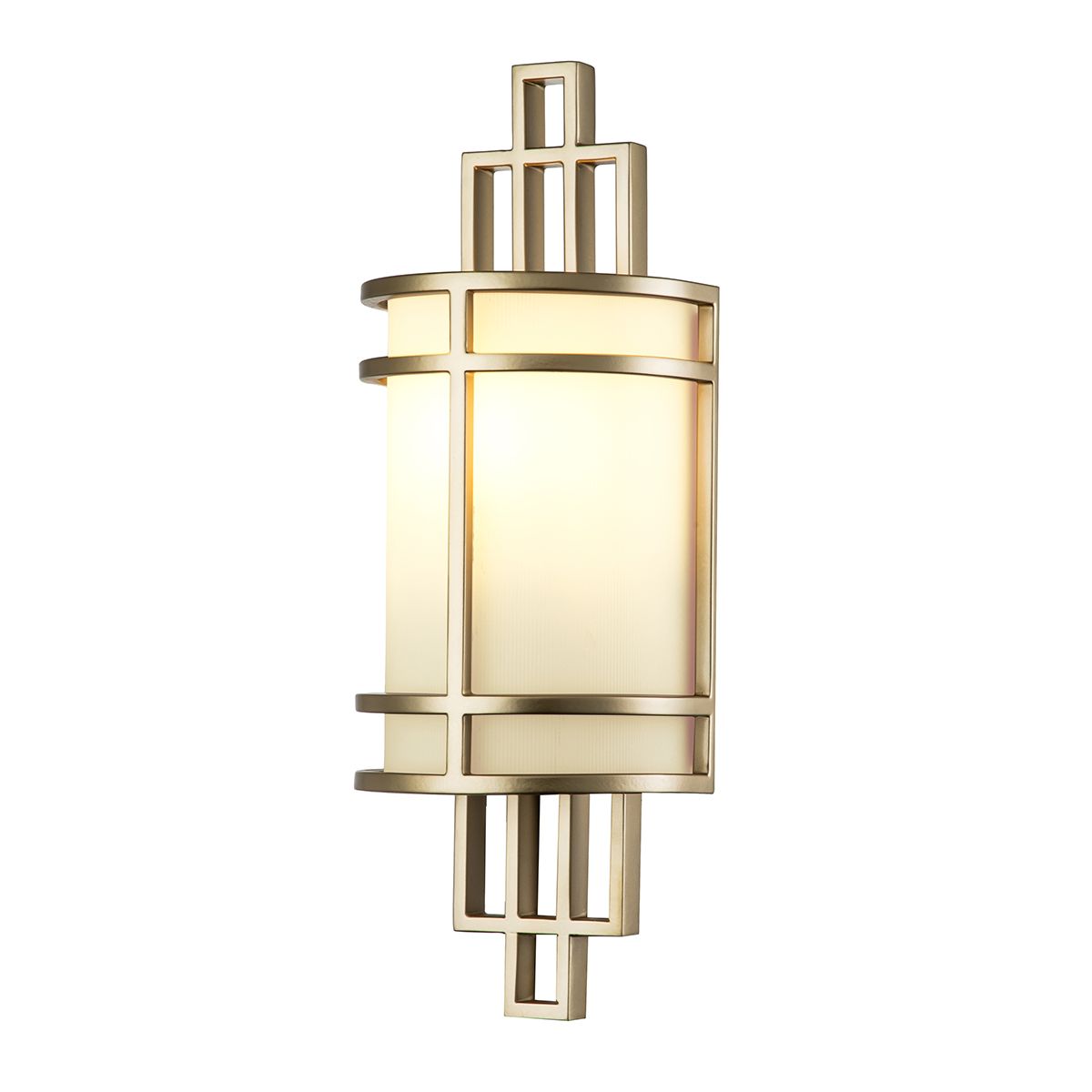 Wandleuchte Fusion 1-flammig, Messing natur lackiert - Elsteadlighting - leuchtengrosshandel24