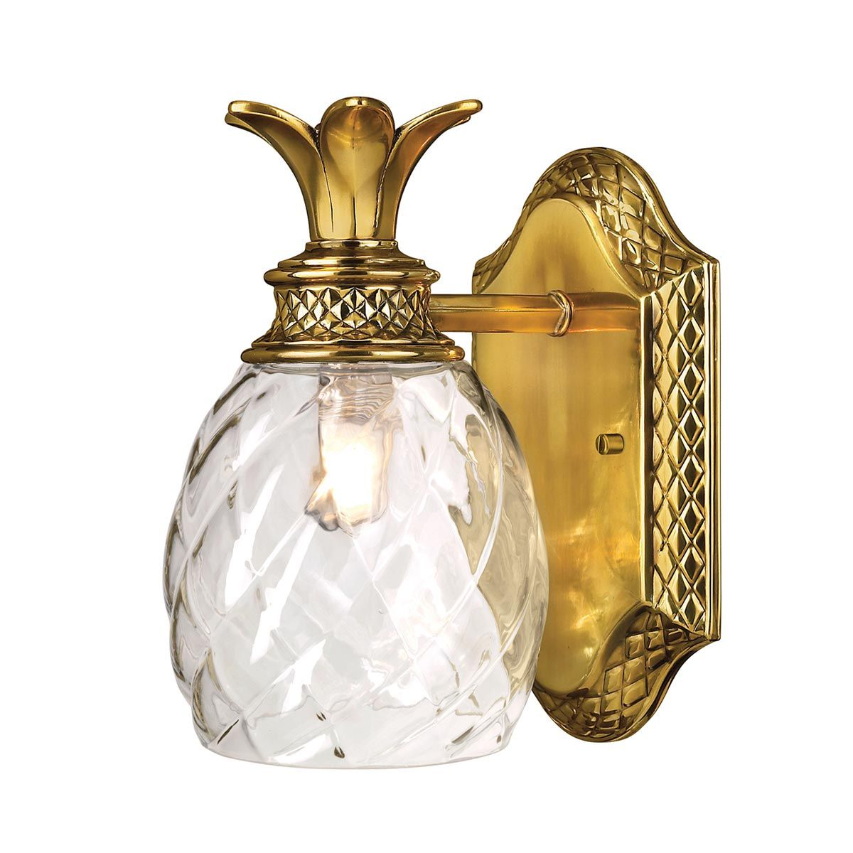 Wandleuchte Plantation 1 - flammig - Messing brüniert - Elsteadlighting - HK - PLANTATION1 - BATH - BB
