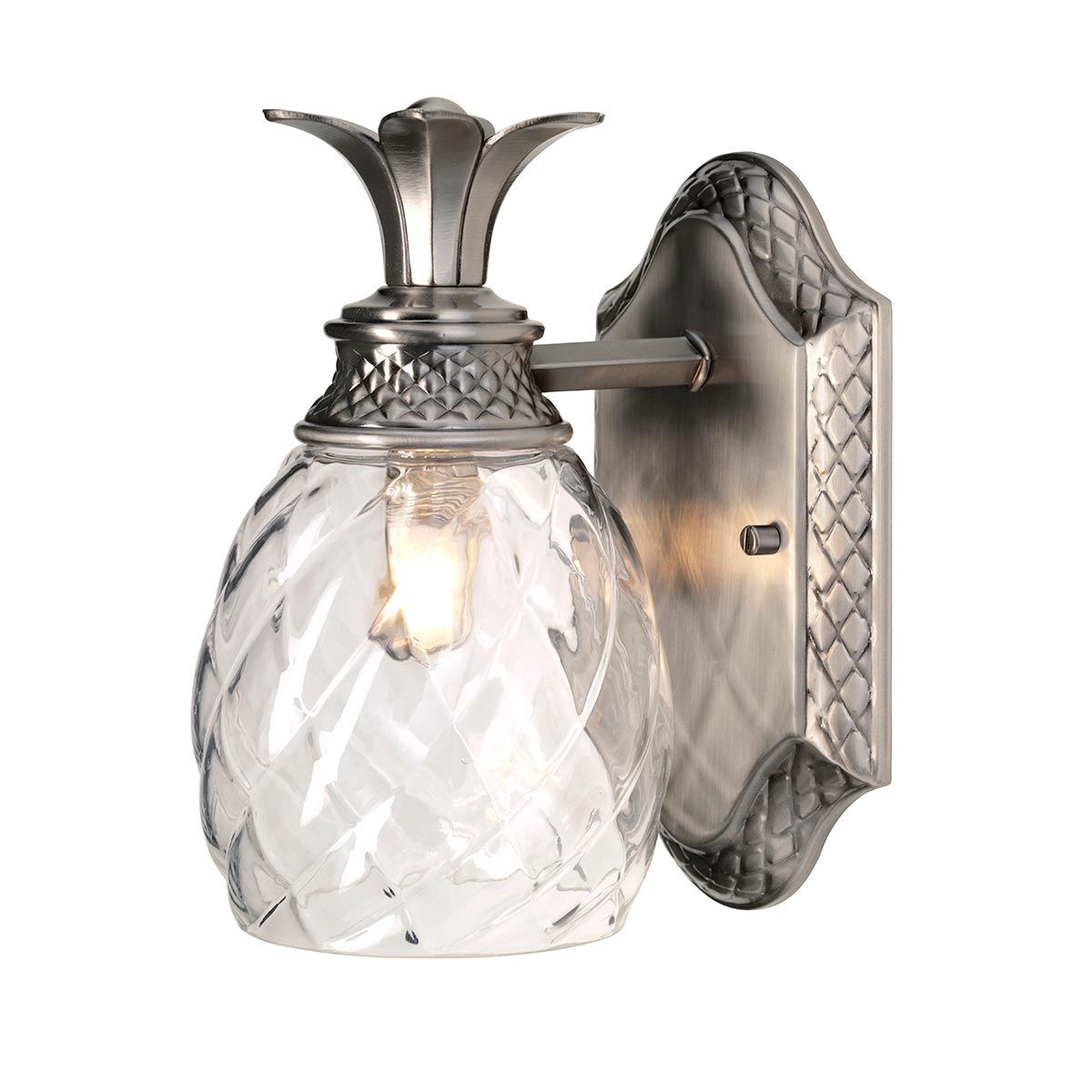 Wandleuchte Plantation 1 - flammig, poliertes Antik - Nickel - Elsteadlighting - HK - PLANT - BATH - PL