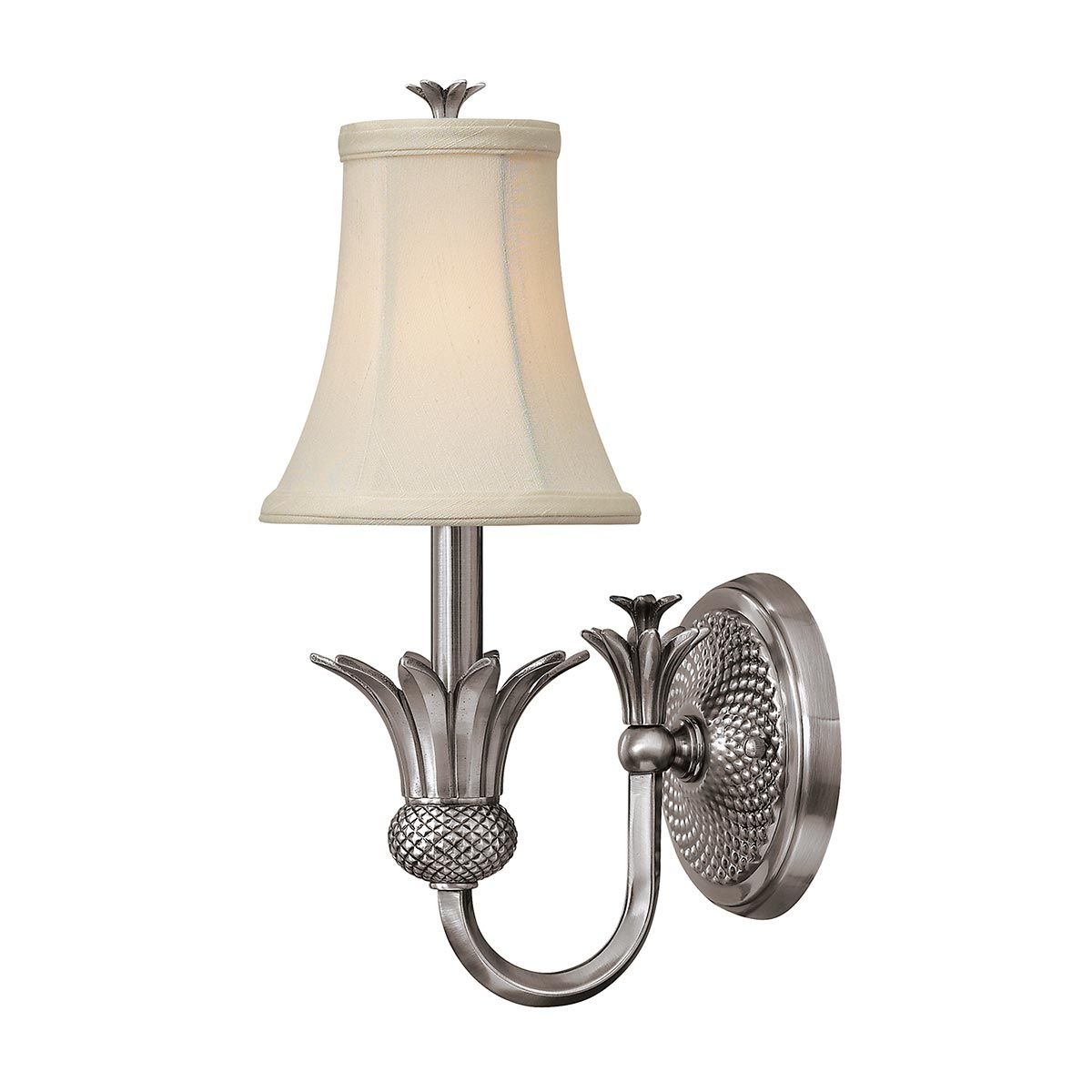 Wandleuchte Plantation 1 - flammig, poliertes Antik - Nickel - Elsteadlighting - HK - PLANT1 - PL