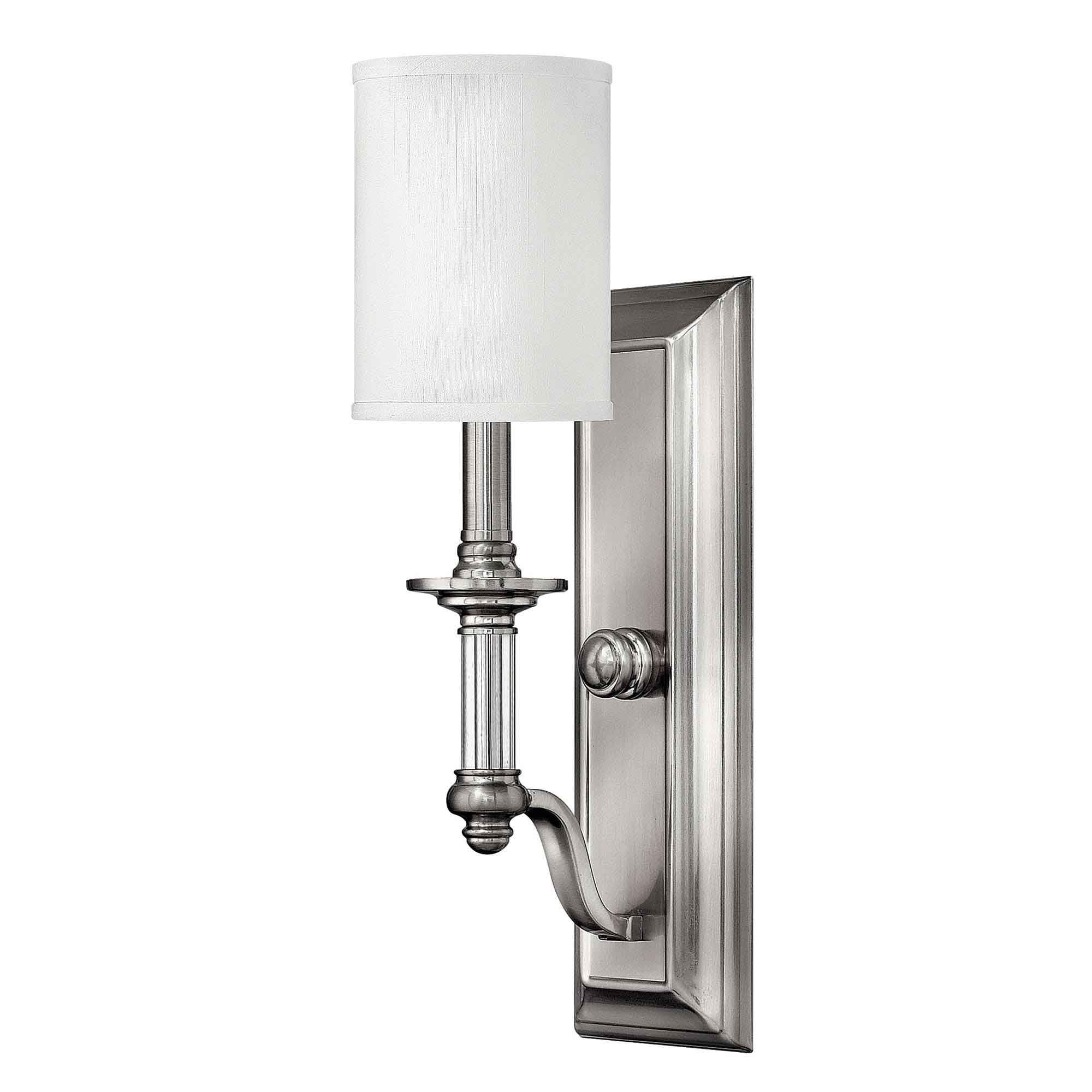 Wandleuchte Sussex 1-flammig - Gebürstetes Nickel - Elsteadlighting - leuchtengrosshandel24