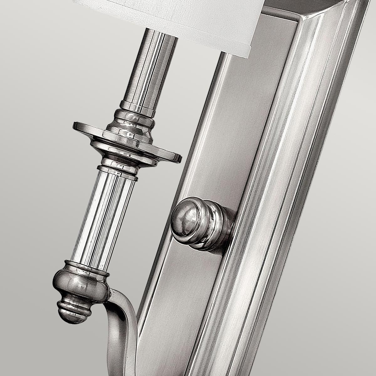 Wandleuchte Sussex 1-flammig - Gebürstetes Nickel - Elsteadlighting - leuchtengrosshandel24