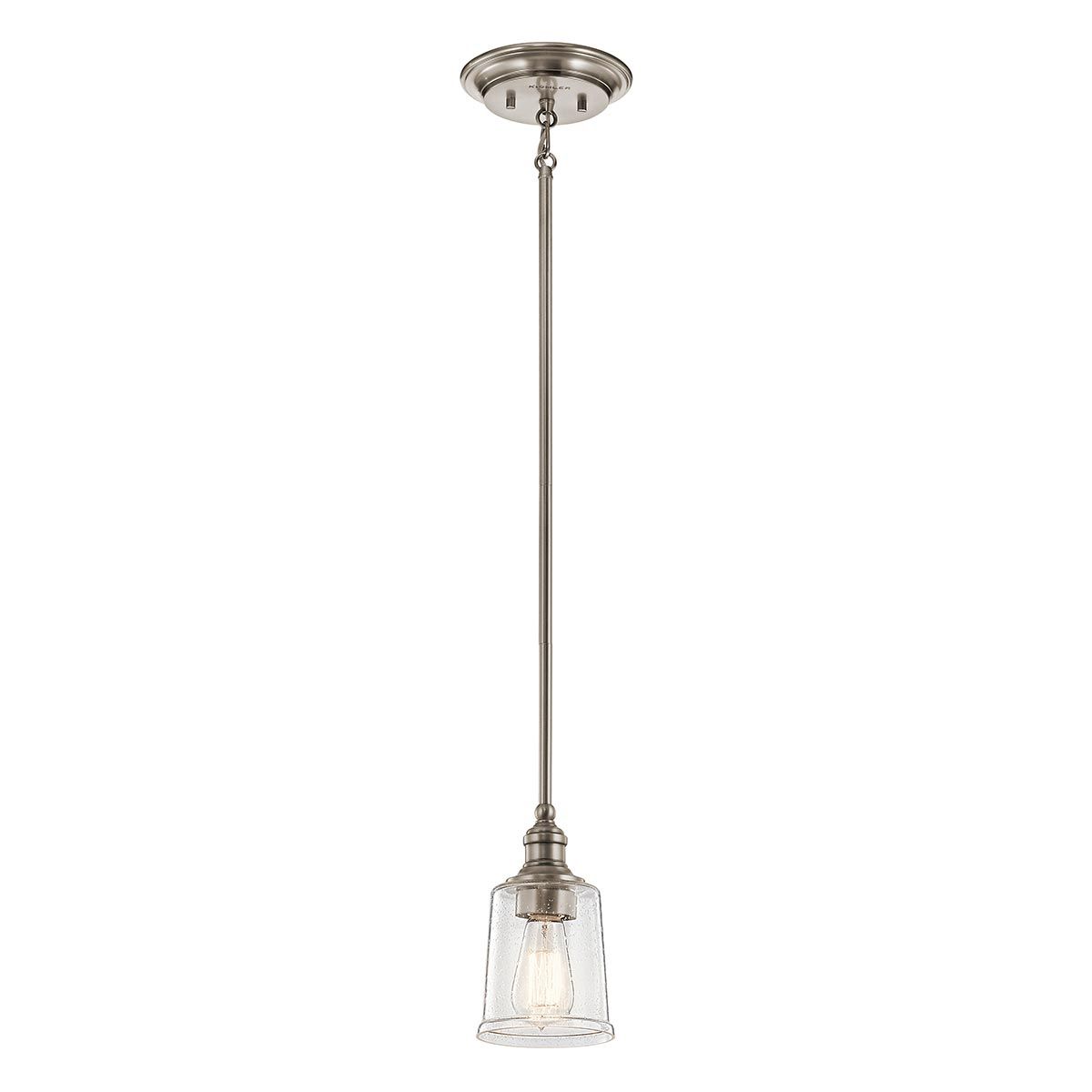 Waverly 1 - flammige Mini - Pendelleuchte - Klassisches Zinn - Elsteadlighting - KL - WAVERLY - MP - CLP