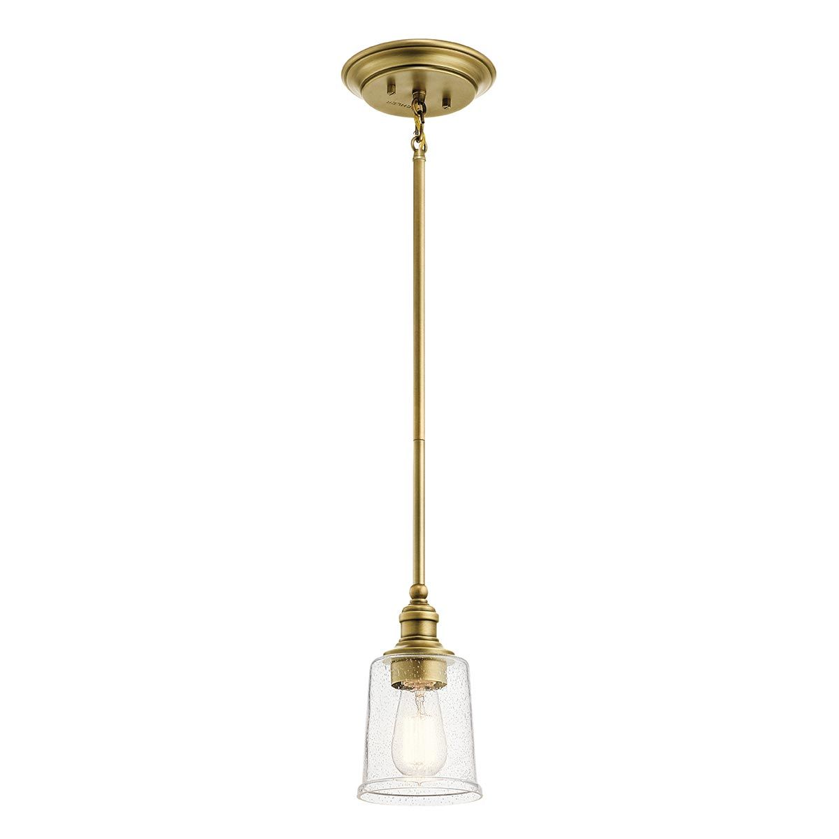 Waverly 1 - flammige Mini - Pendelleuchte - Natürliches Messing - Elsteadlighting - KL - WAVERLY - MP - NBR