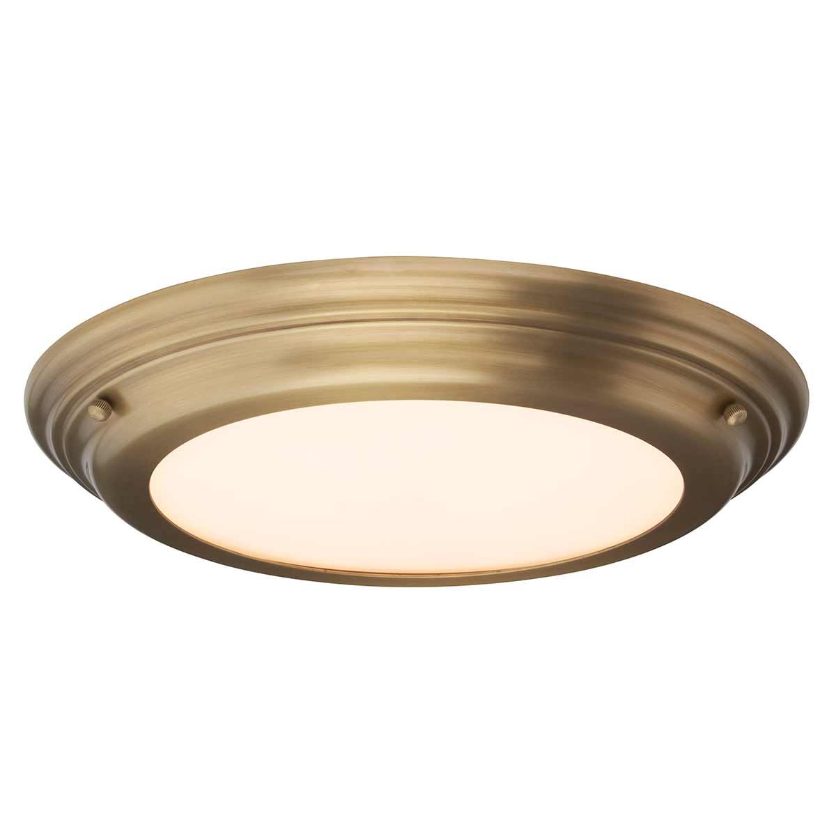 Welland 1 - flammige Deckenleuchte - Gealtertes Messing - Elsteadlighting - WELLAND - F - AB