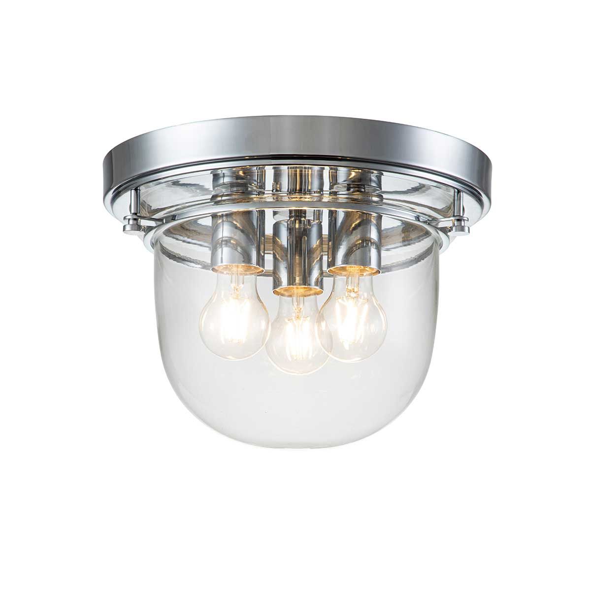 Whistling 3 - flammige Deckenleuchte - Chrom poliert - Elsteadlighting - QZ - WHISTLING - F - PC