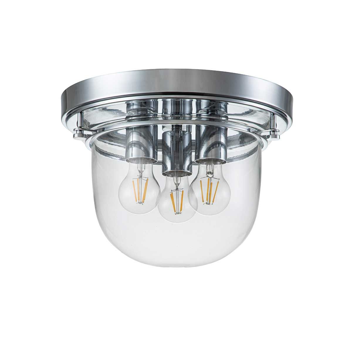 Whistling 3 - flammige Deckenleuchte - Chrom poliert - Elsteadlighting - QZ - WHISTLING - F - PC