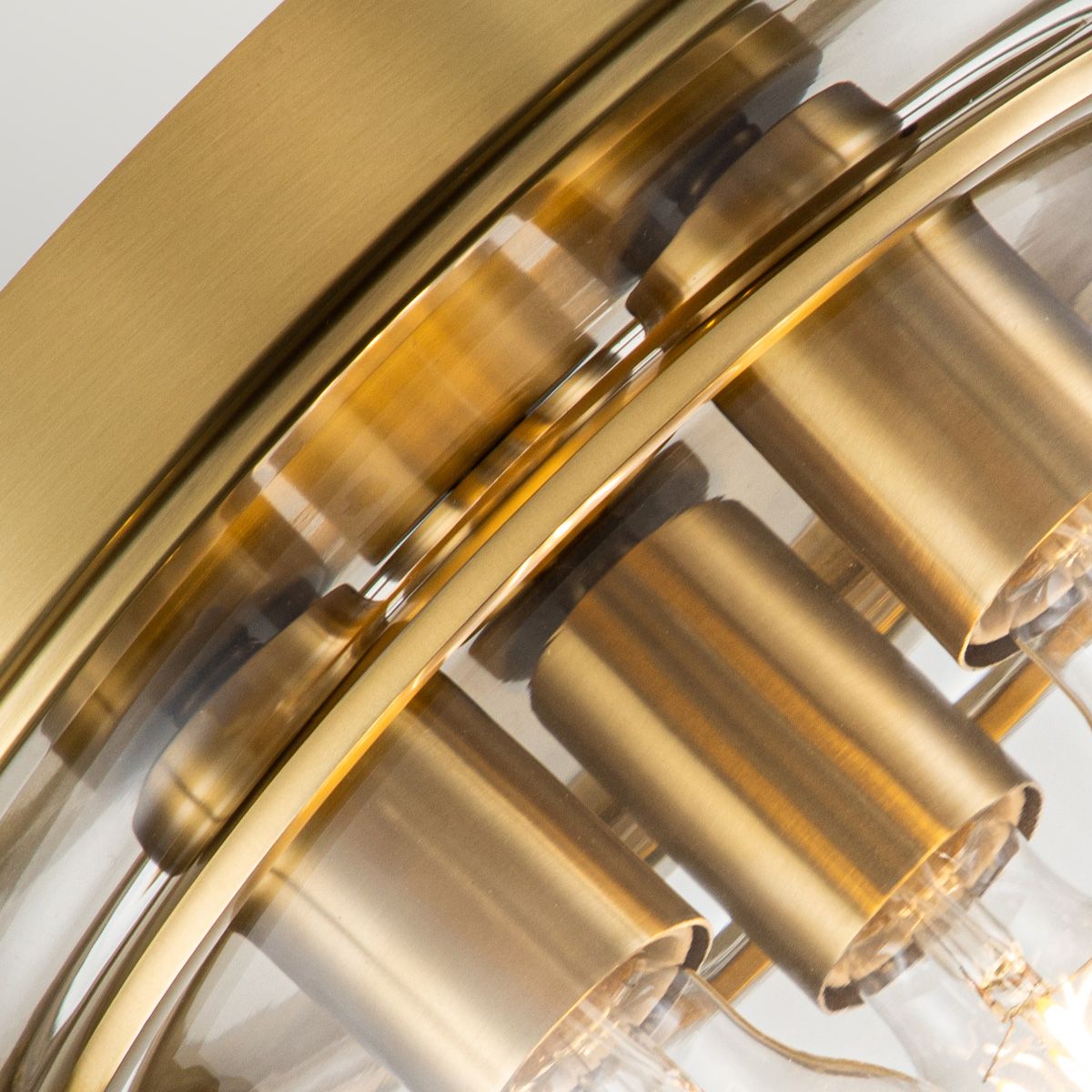 Whistling 3 - flammige Deckenleuchte - Gebürstetes Messing - Elsteadlighting - QZ - WHISTLING - F - BB