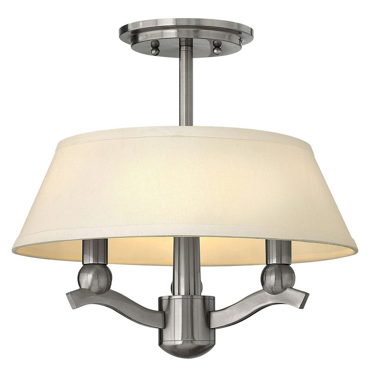 Whitney Pendelleuchte mit 3 Leuchten und Doppelmontage, halbbündig, gebürstetes Nickel - Elsteadlighting - HK - WHITNEY - P