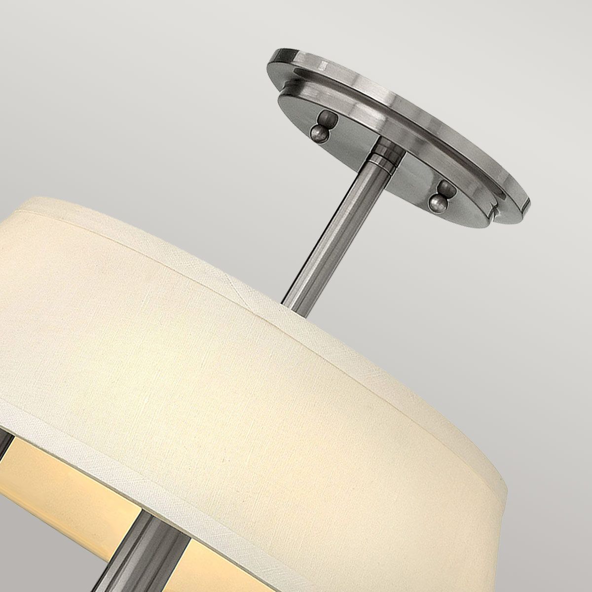 Whitney Pendelleuchte mit 3 Leuchten und Doppelmontage, halbbündig, gebürstetes Nickel - Elsteadlighting - HK - WHITNEY - P