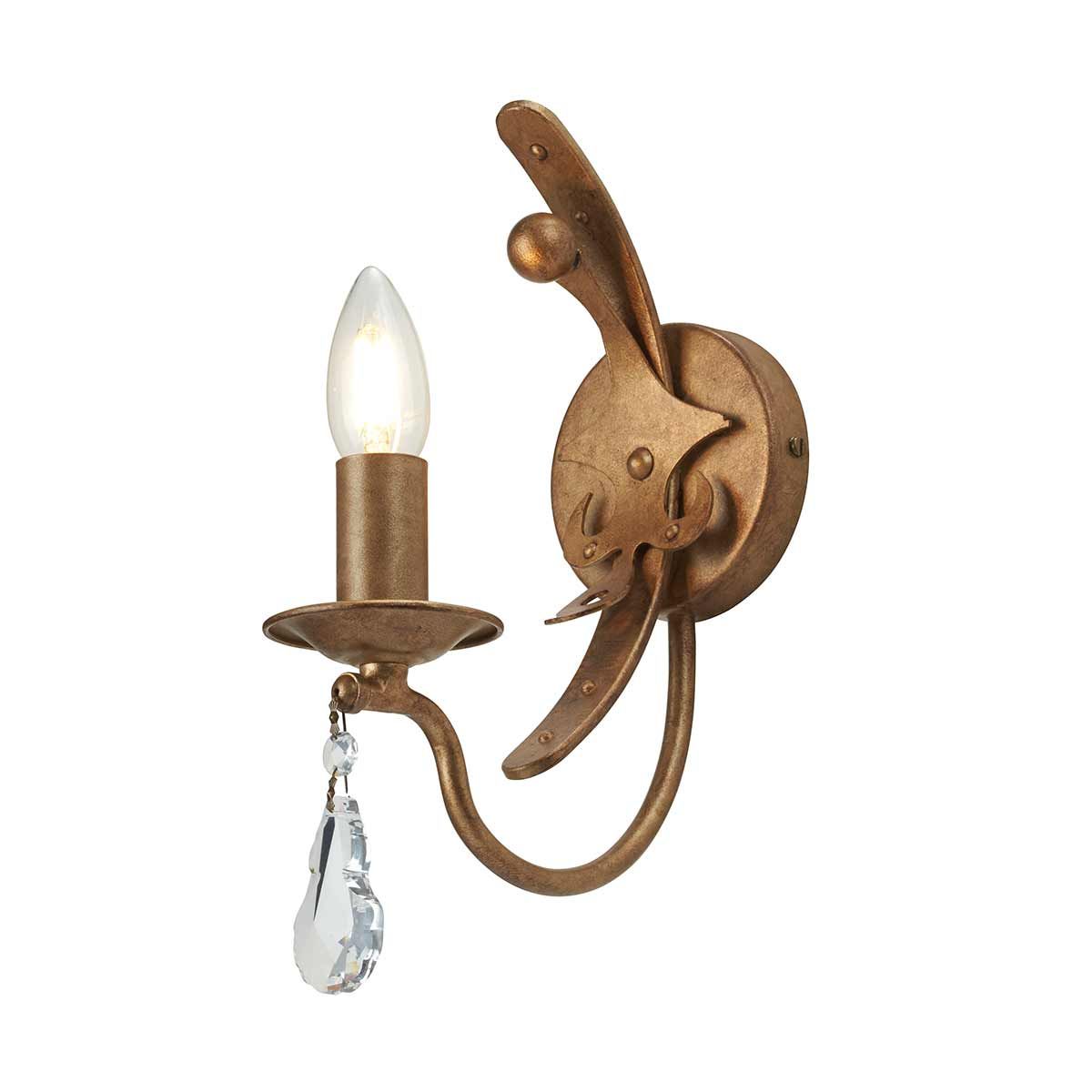 Windsor 1 - flammige Wandleuchte - Goldpatina - Elsteadlighting - WINDSOR1 - GOLD