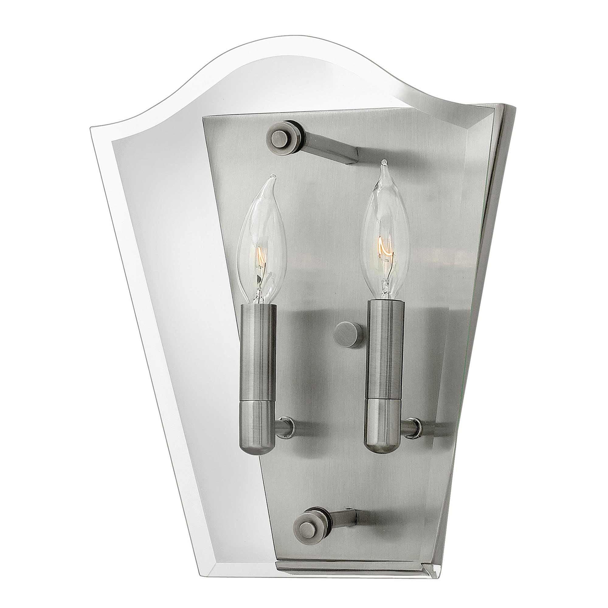 Wingate 2 - flammige Wandleuchte, poliertes Antik - Nickel - Elsteadlighting - HK - WINGATE2
