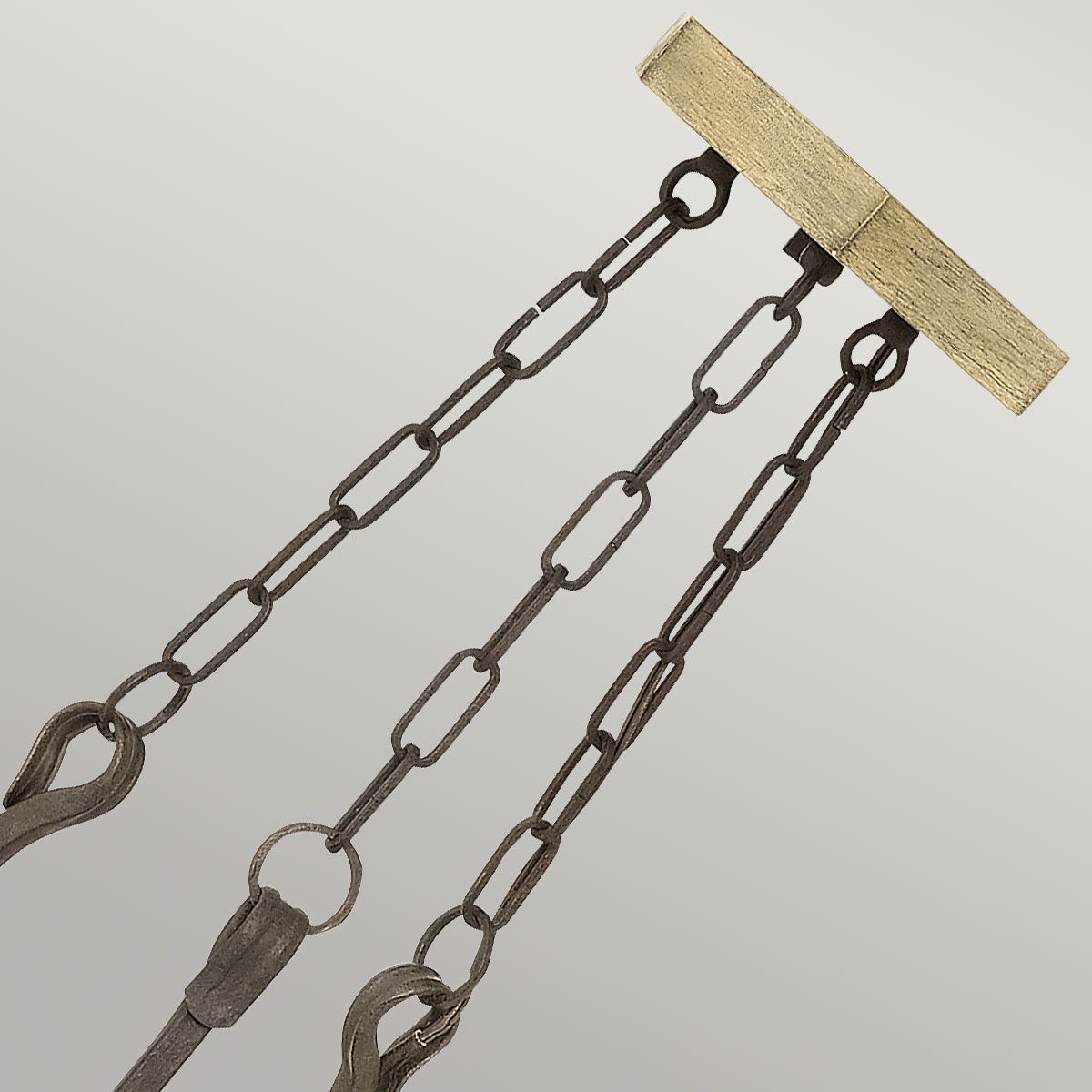 Wyatt Kronleuchter mit 6 Lichtern, Eisenrost - Elsteadlighting - HK - WYATT6