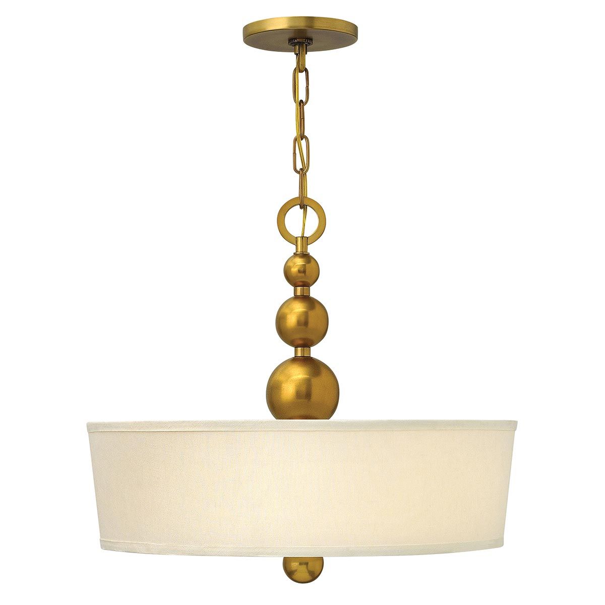 Zelda 3 - flammige Pendelleuchte - Vintage Messing - Elsteadlighting - HK - ZELDA - P - B - VS