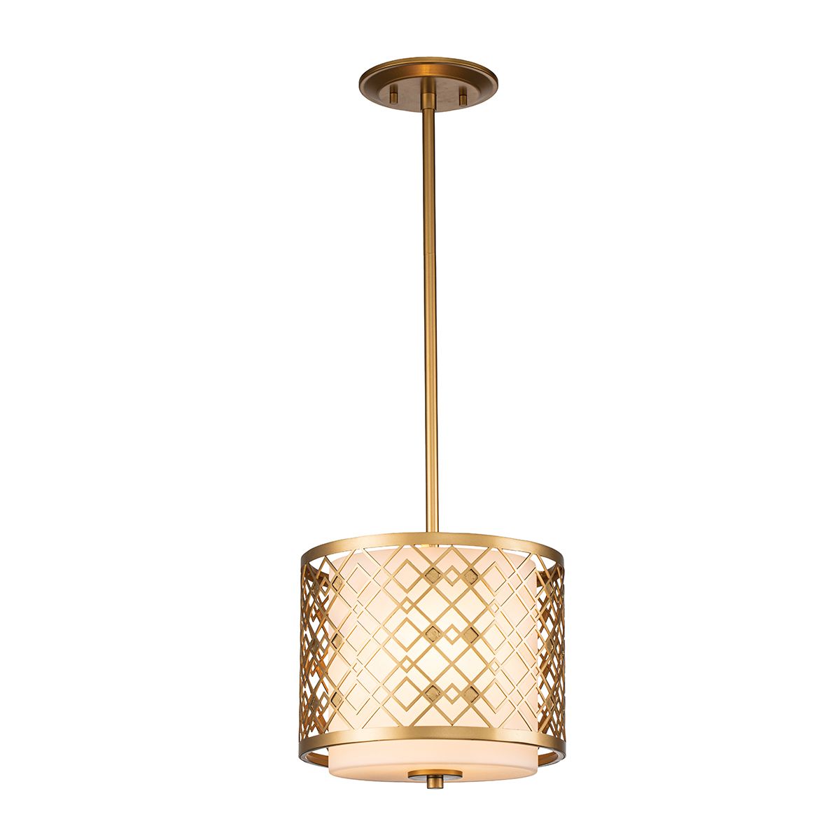 Ziggy 1lt kleine Pendelleuchte - Lackiertes Gold - Elsteadlighting - ZIGGY - 1P - S - LG