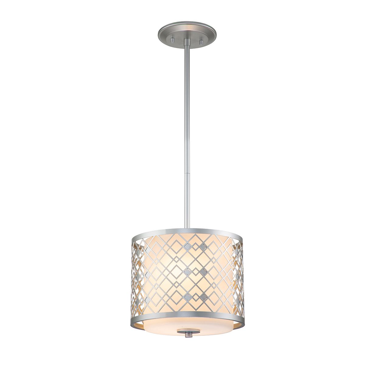 Ziggy 1lt kleine Pendelleuchte - Lackiertes Silber - Elsteadlighting - ZIGGY - 1P - S - LS