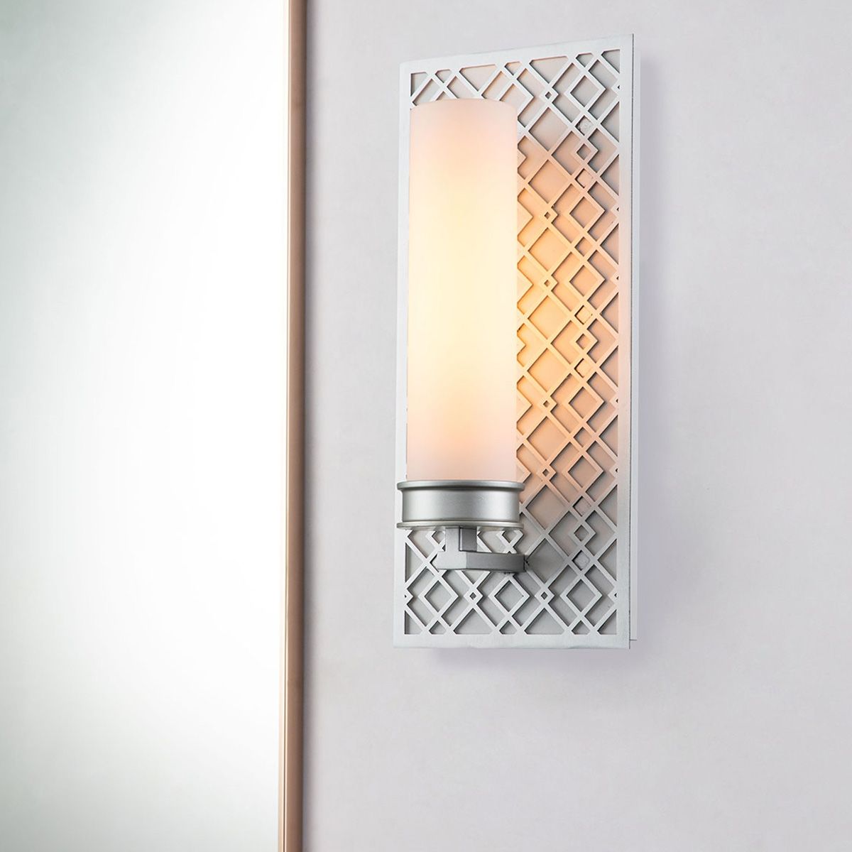 Ziggy 1lt Wandleuchte - Lackiertes Silber - Elsteadlighting - ZIGGY1 - LS
