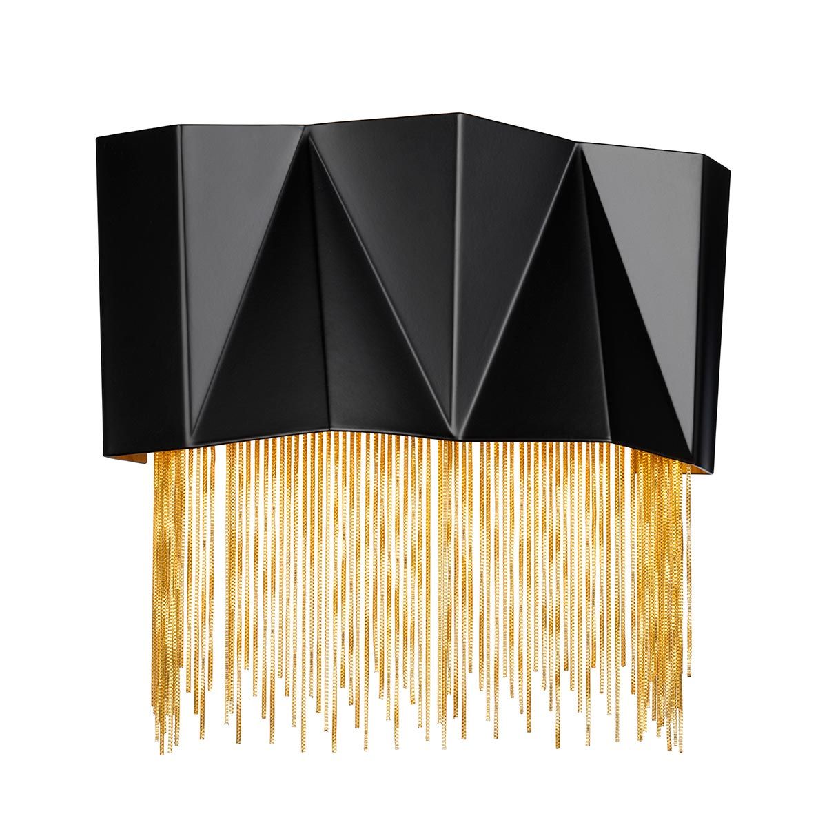 Zuma 3 - flammige Wandleuchte - Satinschwarz/Gold - Elsteadlighting - HK - ZUMA - 3W - SBG