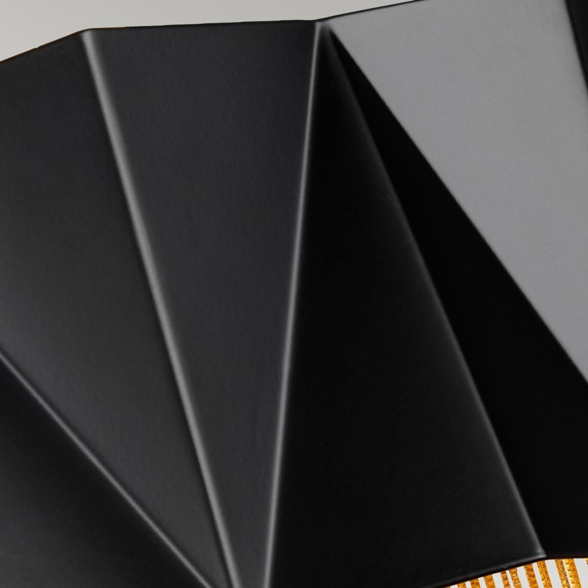 Zuma 3 - flammige Wandleuchte - Satinschwarz/Gold - Elsteadlighting - HK - ZUMA - 3W - SBG
