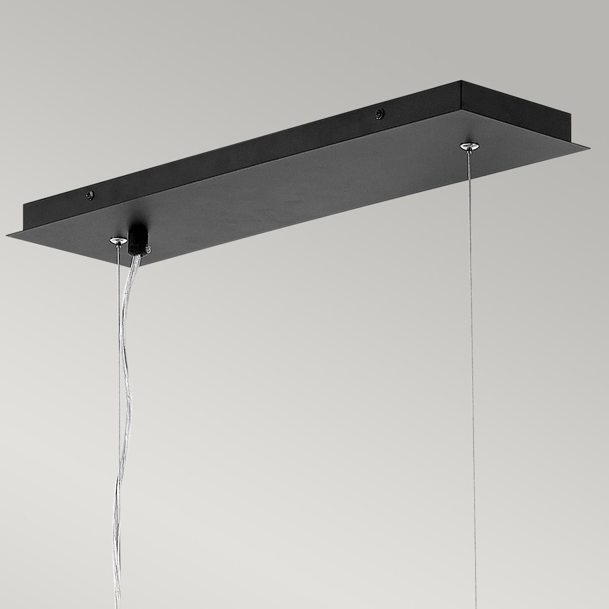 Zuma 6 - flammige Pendelleuchte - Satinschwarz/Silber - Elsteadlighting - HK - ZUMA - ISLE - SBS