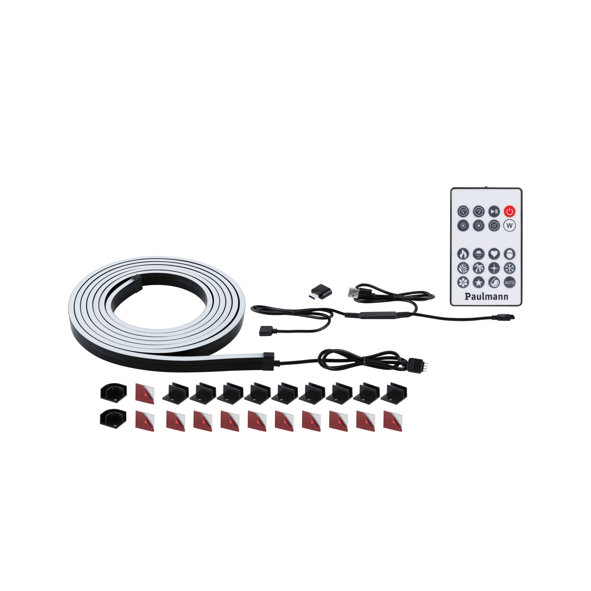 EntertainLED Black Neon 3m 5W 84 LEDs/m RGB+ - Paulmann - 79556
