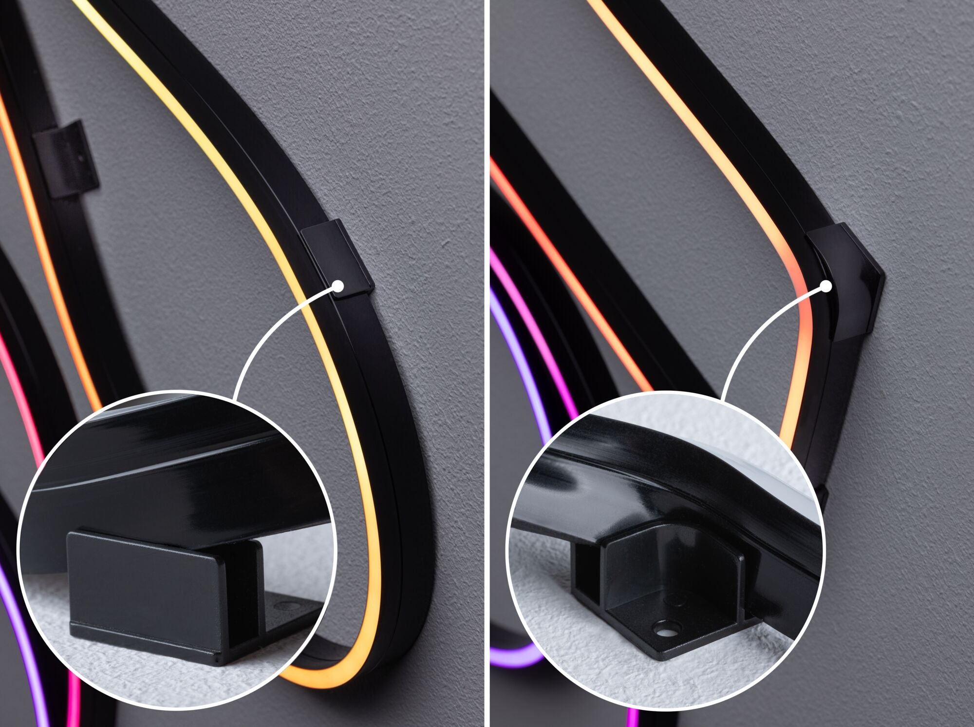 EntertainLED Black Neon 3m 5W 84 LEDs/m RGB+ - Paulmann - 79556